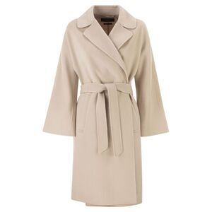 Weekend Maxmara Women Wkdcivada - Double Wool Blend Dressing Gown Coat